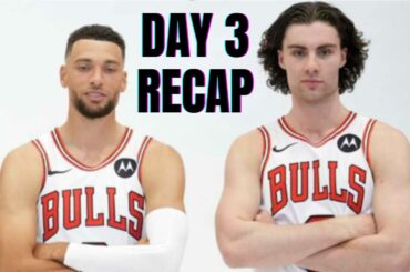 Day 3 of Bulls Training Camp: Zach Lavine and Josh Giddey Jelling Early