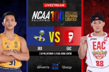 JRU vs EAC (Men’s Basketball) | NCAA Season 100 - Replay