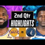 Los Angeles Lakers vs. Minnesota Timberwolves Full Highlights 2nd QTR | Oct 4 | 2024 NBA Preseason