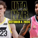 Utah Jazz vs New Zealand Breakers Full Game Highlights - October 4, 2024 | 2024 NBA Pre-Season