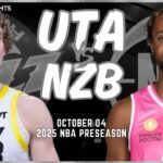 Utah Jazz vs New Zealand Breakers Full Game Highlights | Oct 4 | 2024-25 NBA Preseason