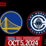 Golden State Warriors vs Los Angeles Clippers NBA Preseason Live Stream (Play-By-Play & Scoreboard)