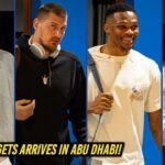 Nikola Jokic & Denver Nuggets Arrives in Abu Dhabi Ahead Of The Preseason Game vs. Boston Celtics!