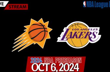 LeBron & Bronny's Los Angeles Lakers vs Phoenix Suns NBA Preseason (Play-By-Play & Scoreboard)