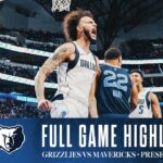 Dallas Mavericks Highlights vs. Memphis Grizzlies | October 7, 2024