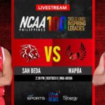 San Beda vs Mapúa (Men’s Basketball) | NCAA Season 100