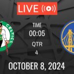 NBA LIVE! Boston Celtics vs Golden State Warriors NBA PRE SEASON  I October 8, NBA 2K25