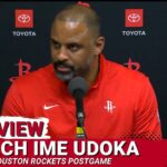 Ime Udoka | Preseason Postgame Houston Rockets Vs Utah Jazz | 2024-2025 NBA Season