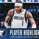 Jaden Hardy (21 Points) Highlights vs. Grizzlies | October 7, 2024