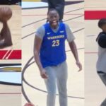 Draymond Green, Gary Payton II, Kyle Anderson Shooting Contest After Warriors Practice