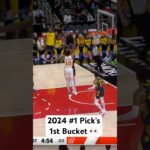 Zaccharie Risacher’s first bucket in NBA Preseason action! 👀🔥|#Shorts