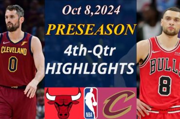 Bulls vs Cavaliers Game Highlights 4th | Oct 8, 2024 | NBA TODAY | NBA HIGHLIGHTS