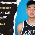 Yongxi ‘Jacky’ Cui NBA Preseason Debut | LA Clippers VS Brooklyn Nets | Oct 8,2024