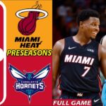 Miami Heat vs Charlotte Hornets Full Game Oct 8,2024 | NBA TODAY | NBA HIGHLIGHTS | NBA Preseason
