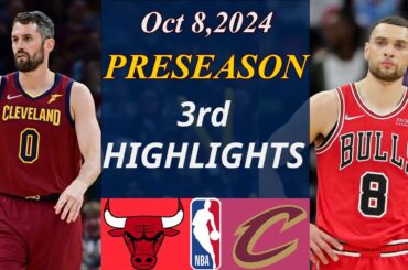 Chicago Bulls vs Cleveland Cavaliers  FULL GAME 3rd | Oct 8, 2024 | NBA TODAY | NBA HIGHLIGHTS