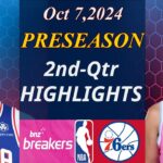 New Zealand Breakers Vs Philadelphia 76ers FULL GAME 2nd-Qtr Oct 6,2024 | NBA TODAY | NBA HIGHLIGHTS
