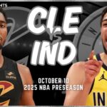Cleveland Cavaliers vs Indiana Pacers Full Game Highlights | Oct 10 | 2024-25 NBA Preseason