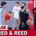 Fred VanVleet & Reed Sheppard | Houston Rockets Practice | 2024-2025 NBA Season