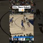 Paul George GETS BUCKETS in his 76ers preseason debut! 👀🔥|#Shorts
