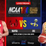Mapúa vs JRU (Men’s Basketball) | NCAA Season 100