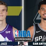 Utah Jazz vs San Antonio Spurs | NBA Live Scoreboard 2024