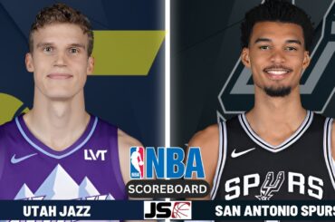 Utah Jazz vs San Antonio Spurs | NBA Live Scoreboard 2024