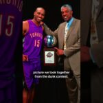 Vince Carter’s most prized piece of sports memorabilia 👀 #24HoopClass