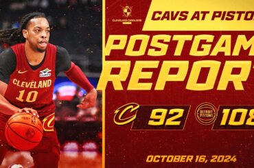 Cleveland Cavaliers Postgame Report: Cavs Beat Down in Mo-Town Against Pistons