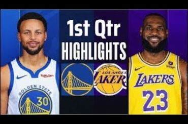 Los Angeles Lakers vs  Golden State Warriors 1st QTR P2 Highlights🏀Oct 15 2024 NBA Highlights