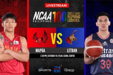 Mapúa vs Letran (Men’s Basketball) | NCAA Season 100