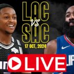 🔴LIVE : Los Angeles Clippers Vs Sacramento Kings Full Game | NBA Live | NBA PRE SEASON | 2K