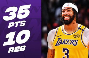 Anthony Davis Drops MONSTER DOUBLE-DOUBLE In Lakers W! 👀 | October 17, 2024