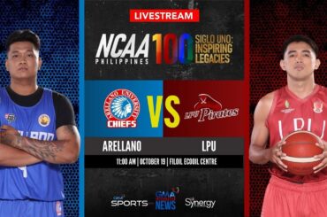 Arellano vs LPU (Men’s Basketball) | NCAA Season 100