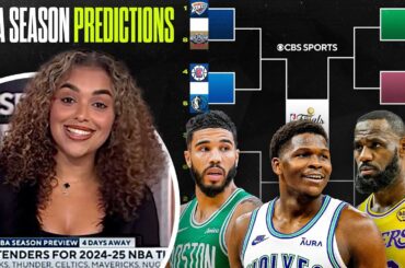 FULL 2024-25 NBA Season Predictions | Playoff Bracket & Finals Pick | MVP & Title Contenders
