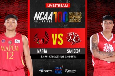 Mapúa vs San Beda (Men’s Basketball) | NCAA Season 100