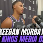 Keegan Murray at Kings Media Day