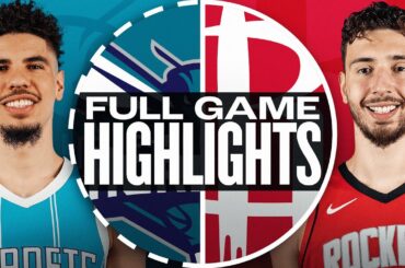 HORNETS at ROCKETS | FULL GAME HIGHLIGHTS | October 23, 2024