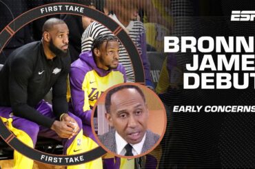 Stephen A. thinks LeBron & Bronny’s special moment WON’T come without scrutiny 🍿 | First Take