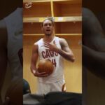 A big congrats & game ball to the rook on his first NBA game! #LetEmKnow #Cavs #NBA #Shorts