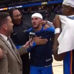 Alex Caruso Surprises with a Bark during Postgame Interview 😂