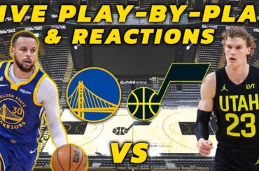 Golden State Warriors vs Utah Jazz | Live Play-By-Play & Reactions