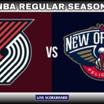NEW ORLEANS PELICANS vs PORTLAND TRAIL BLAZERS | NBA LIVE SCOREBOARD