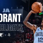 Ja Morant Highlights vs Houston Rockets