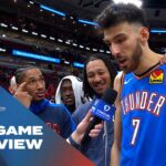 ❝Our identity is playing together.❞ | Thunder at Bulls Post-Game Interview | October 26, 2024