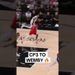 CP3 to Wemby with back-to-back LOBS 🔥