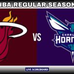 MIAMI HEAT vs CHARLOTTE HORNETS | NBA LIVE SCOREBOARD