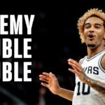 Jeremy Sochan's DOUBLE-DOUBLE Against the Rockets | 10.26.24