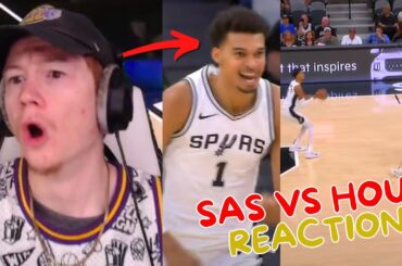 Reacting to Spurs vs Rockets Regular Season Game!