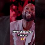 Miami Heat fans show love to Dwayne Wade during his speech! 📢👏|#Shorts