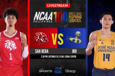 San Beda vs JRU (Men’s Basketball) | NCAA Season 100